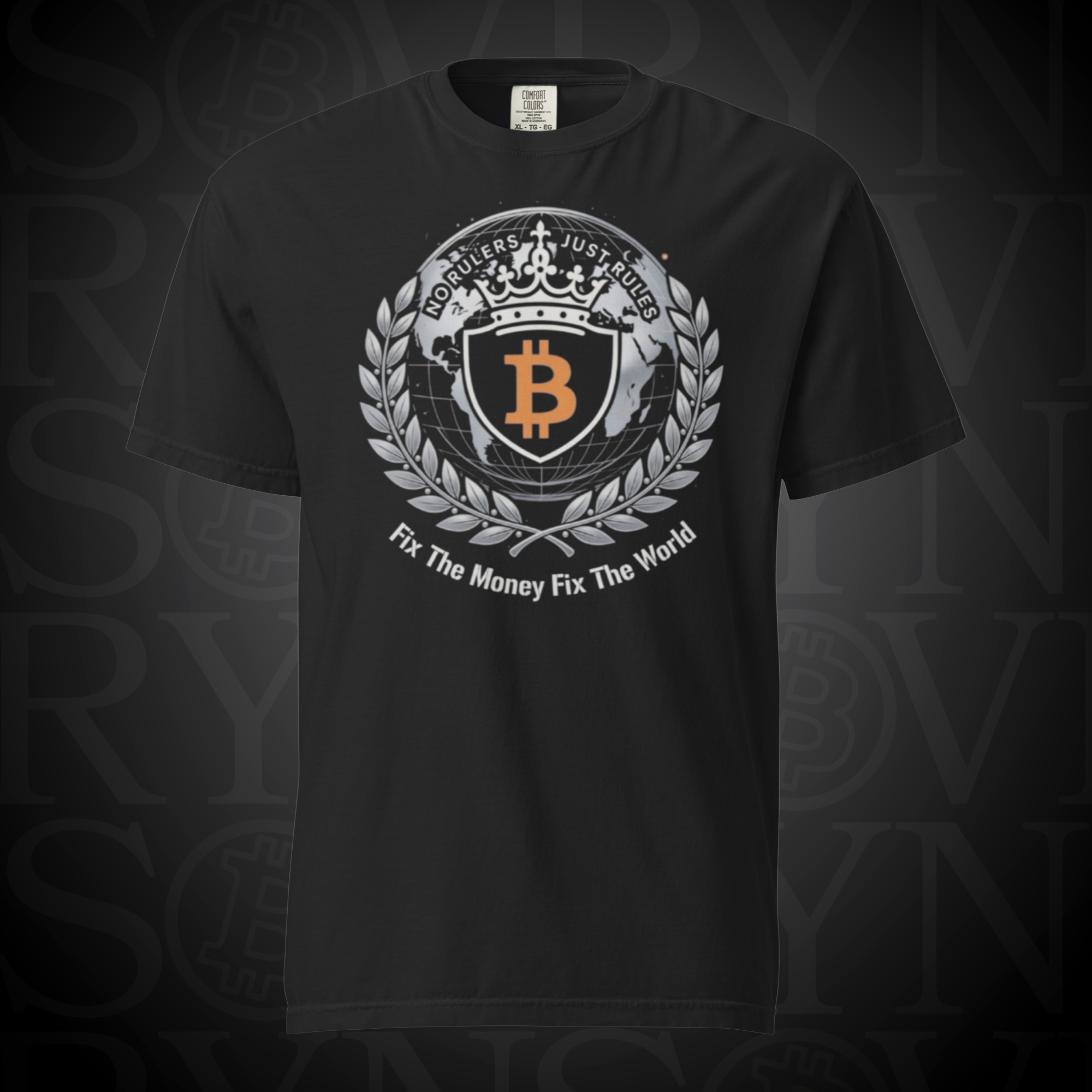 Bitcoin Sovryn Fix the Money Fix the World Tee